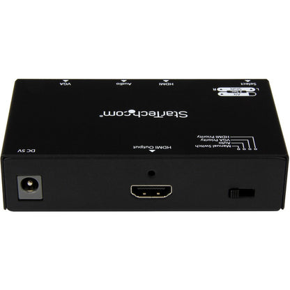 StarTech.com Convertisseur HDMI + VGA vers HDMI 2x1 avec commutation automatique et prioritaire - 1080p VS221VGA2HD
