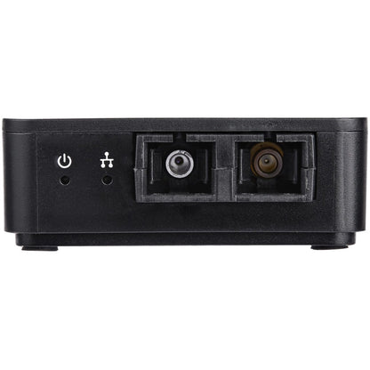 StarTech.com USB to Fiber Optic Converter - 100Mbps - USB 2.0 Network Adapter - 100Base-FX SC Duplex Multimode Fiber/MMF - 2Km - Compact US100A20FXSC