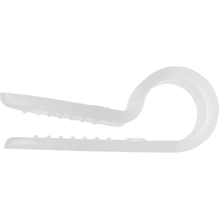 StarTech.com Lot de 100 serre-câbles à vis - Attache/support de fil - Clips en nylon réutilisables à visser de type R - Homologué UL/94V-2 - Petit CBMSDCC1