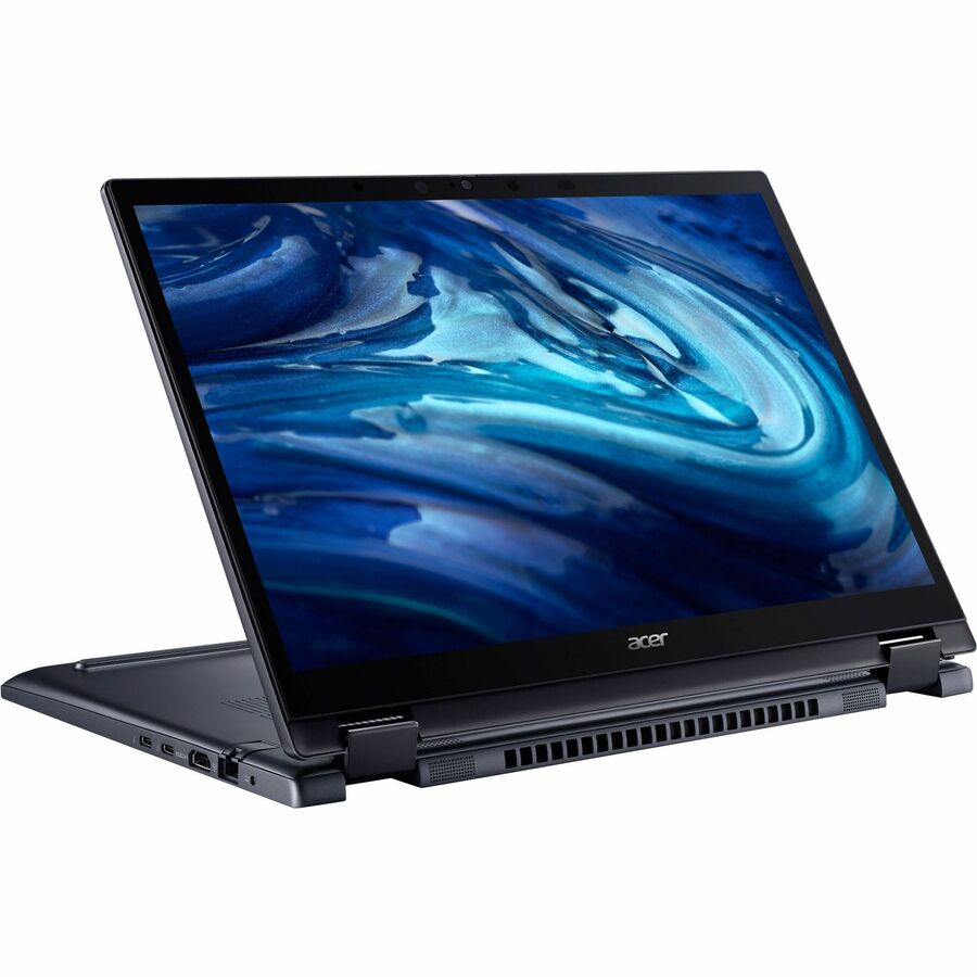 Acer TravelMate Spin P4 P414RN-52 TMP414RN-52-711D Ordinateur portable convertible 2 en 1 à écran tactile 14" - WUXGA - Intel Core i7 12e génération i7-1260P - 16 Go - SSD 512 Go - Clavier anglais - Bleu ardoise NX.VW9AA.002
