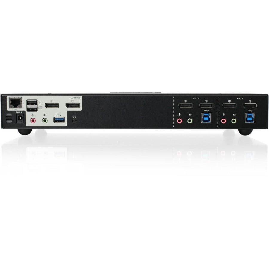 IOGEAR KVMP DisplayPort 4K à 2 ports avec hub USB 3.0 et audio (TAA) GCS1942