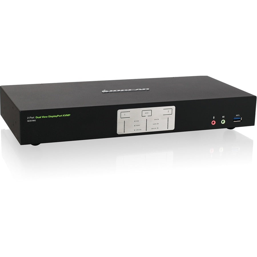 IOGEAR KVMP DisplayPort 4K à 2 ports avec hub USB 3.0 et audio (TAA) GCS1942
