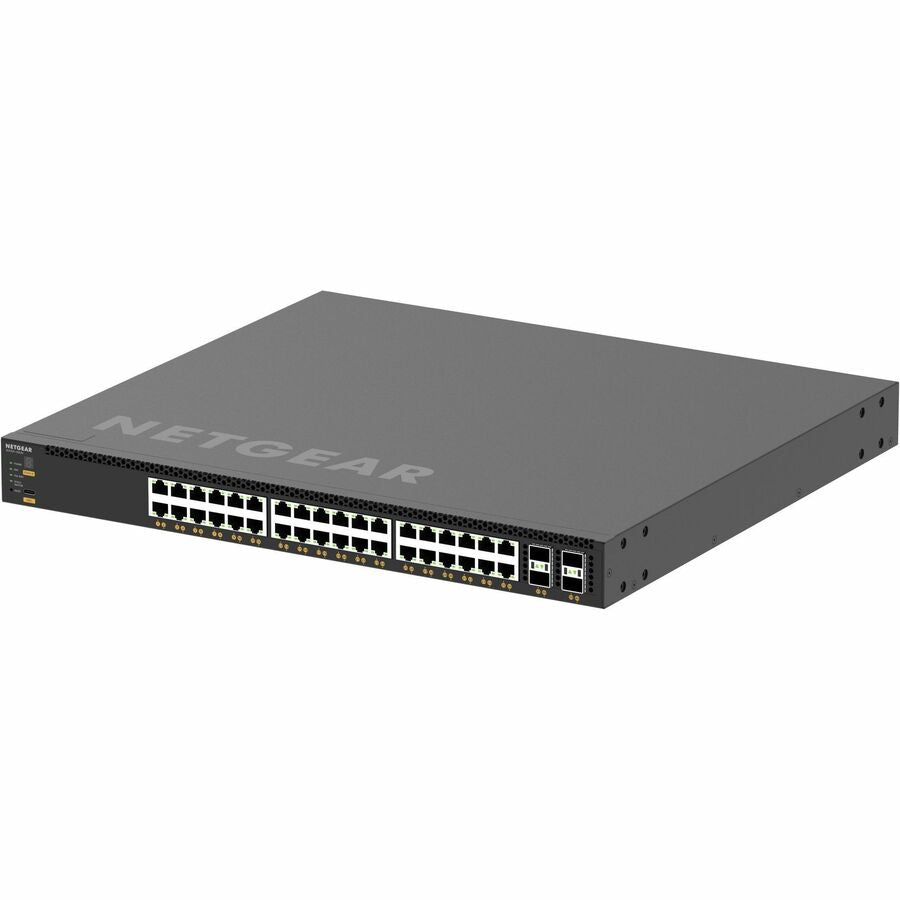 Commutateur géré Netgear 36x10G/Multi-Gig PoE++ (base 280 W, jusqu'à 1 760 W) et 4xSFP28 25G XSM4340CV-100NES