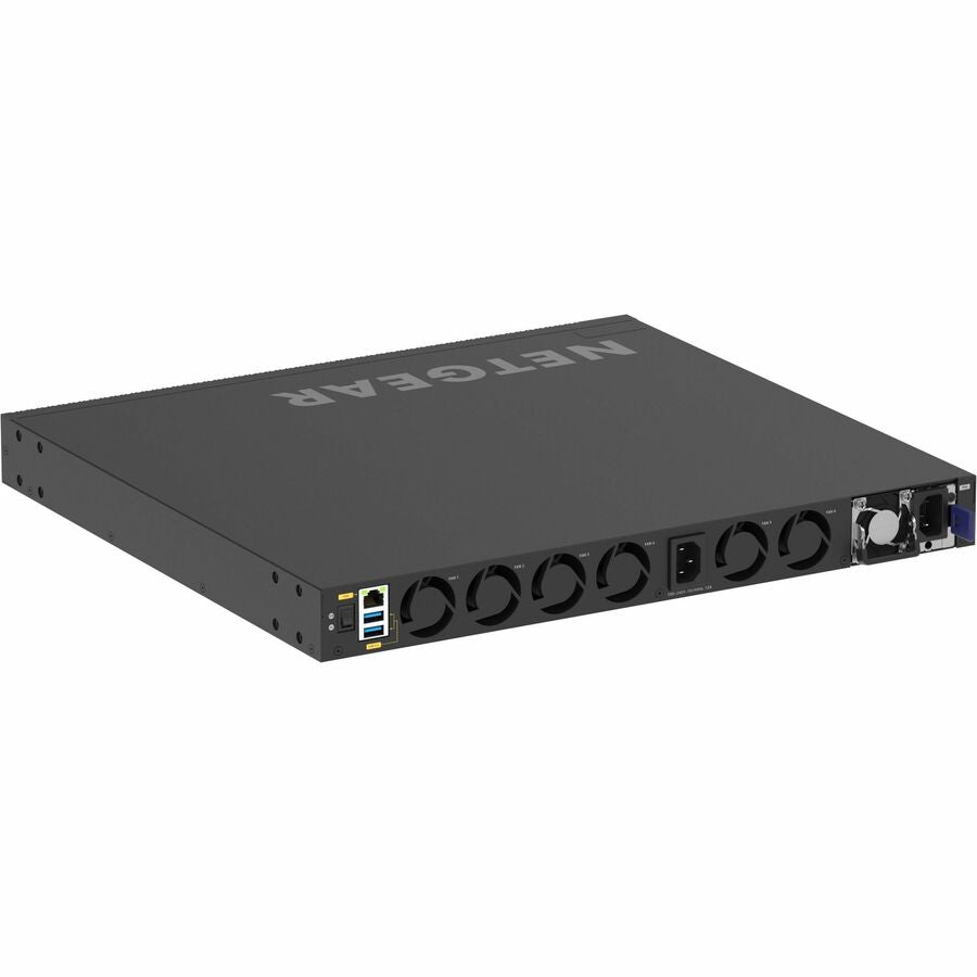 Commutateur géré Netgear 36x10G/Multi-Gig PoE++ (base 280 W, jusqu'à 1 760 W) et 4xSFP28 25G XSM4340CV-100NES