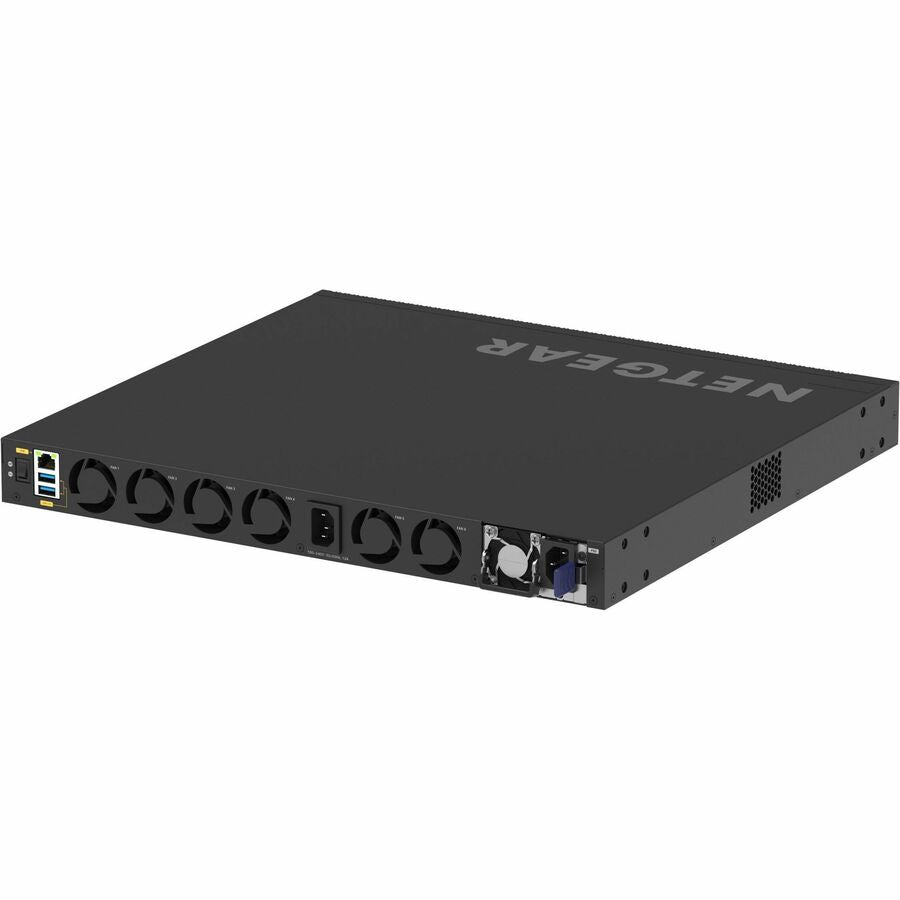 Commutateur géré Netgear 36x10G/Multi-Gig PoE++ (base 280 W, jusqu'à 1 760 W) et 4xSFP28 25G XSM4340CV-100NES