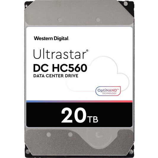 Disque dur WD Ultrastar DC HC560 WUH722020BLE6L1 20 To - 3,5" interne - SATA (SATA/600) - Méthode d'enregistrement magnétique conventionnel (CMR) 0F38784
