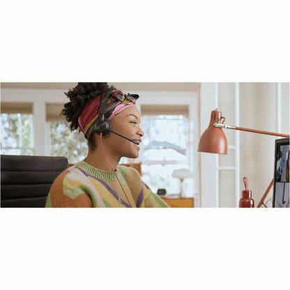 Casque d'écoute monaural USB-C noir Poly Blackwire 3210 + adaptateur USB-C/A (en vrac) 8X2J8A6