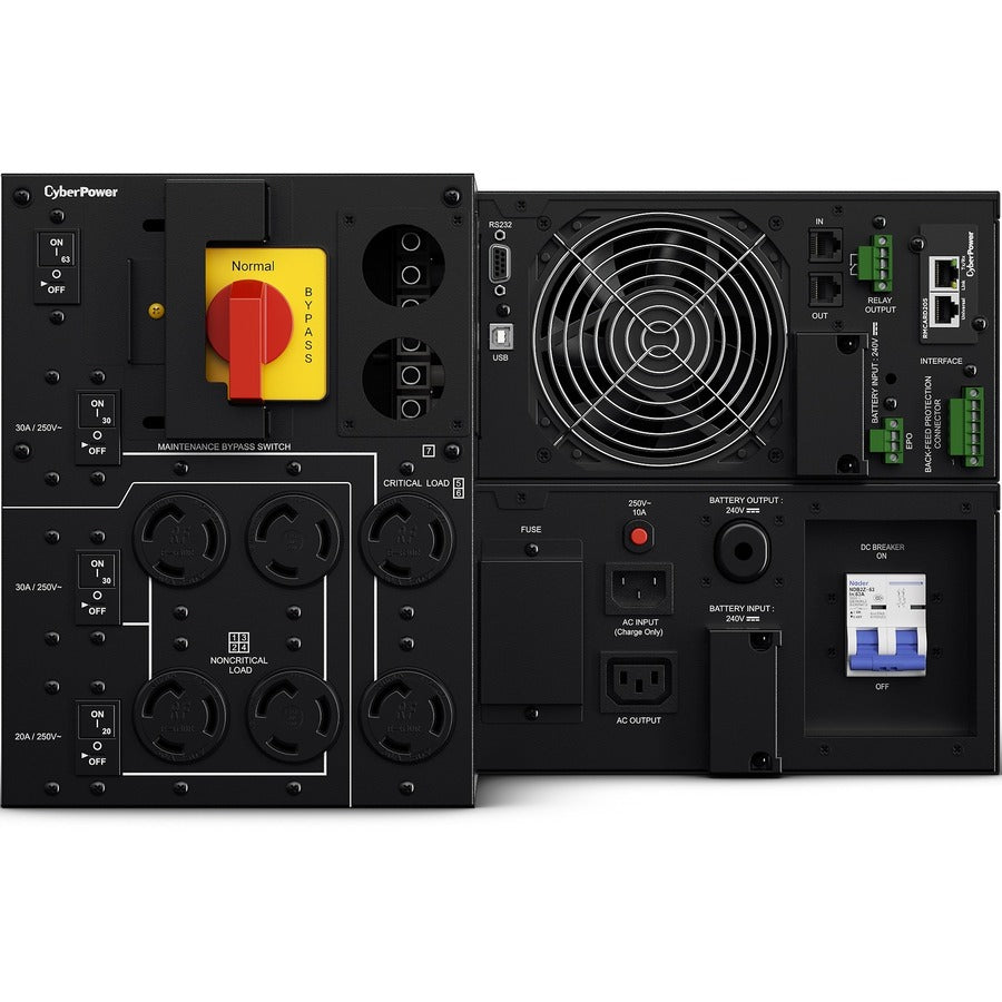 Systèmes d'onduleurs en ligne CyberPower OL10KRTMB Smart App OL10KRTMB