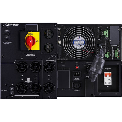 Onduleur en ligne CyberPower OL6000RT3UPDU 6 kVA 6U Bypass de maintenance HW-I/O 200-240 V RT Garantie 3 ans OL6000RT3UPDU