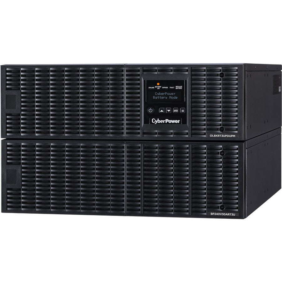 Onduleur en ligne CyberPower OL6000RT3UPDU 6 kVA 6U Bypass de maintenance HW-I/O 200-240 V RT Garantie 3 ans OL6000RT3UPDU