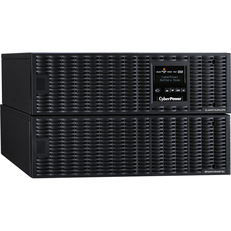 Onduleur en ligne CyberPower OL6000RT3UPDU 6 kVA 6U Bypass de maintenance HW-I/O 200-240 V RT Garantie 3 ans OL6000RT3UPDU