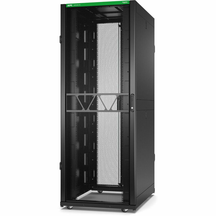 Rack serveur APC by Schneider Electric NetShelter SX Gen 2, 42U, 1991H x 750L x 1070P mm, avec côtés, noir AR3150B2