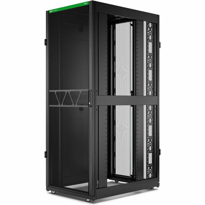 Rack serveur APC by Schneider Electric NetShelter SX Gen 2, 42U, 1991H x 750L x 1070P mm, avec côtés, noir AR3150B2