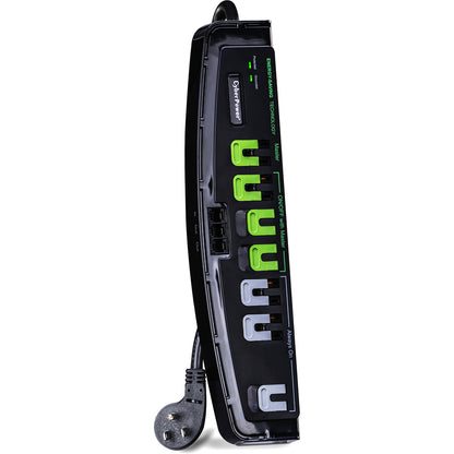 CyberPower CSP706TG Energy Saving 7-Outlets Surge Suppressor 6FT Cord and TEL - Plain Brown Boxes CSP706TG