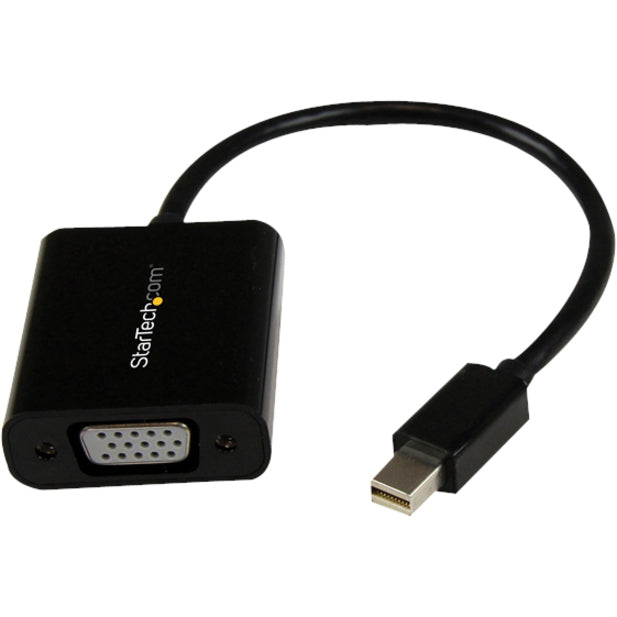 Adaptateur Mini DisplayPort vers VGA StarTech.com, convertisseur Mini DP vers VGA actif, vidéo 1080p, adaptateur de moniteur mDP 1.2 vers VGA Dongle MDP2VGA2