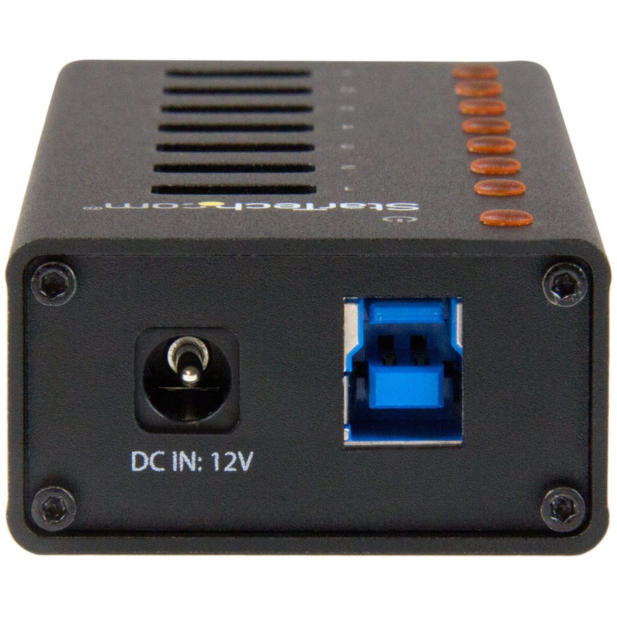 StarTech.com Hub USB 3.0 7 ports - 5 Gbit/s - Boîtier métallique à montage mural ou sur bureau ST7300U3M