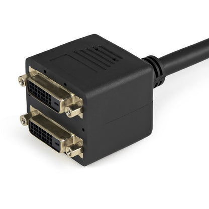 Câble répartiteur vidéo numérique StarTech.com DVI-D vers 2x DVI-D de 30 cm - M/F DVISPL1DD