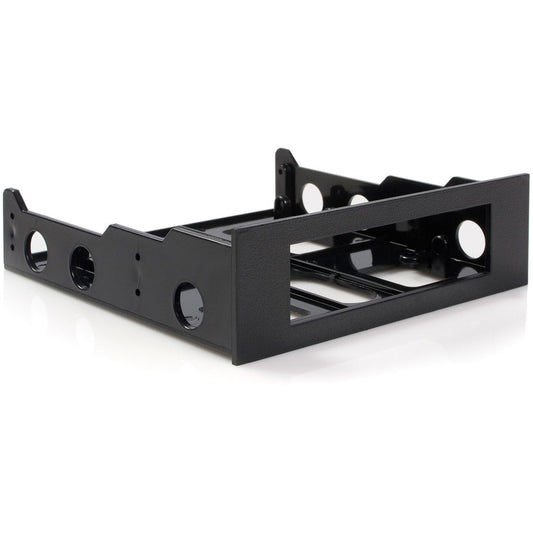 Support de montage pour baie avant de 3,5" à 5,25" de StarTech.com - Adaptateur de baie avant de bureau - Noir BRACKETFDBK
