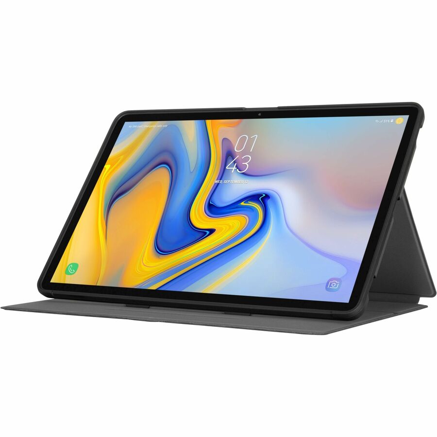 Targus Click-In THZ904GL Carrying Case (Flip) for 12.4" Samsung Galaxy Tab S7+, Galaxy Tab S7+ Lite, Galaxy Tab S7 FE, Galaxy Tab S7 FE 5G, Galaxy Tab S9+, Galaxy Tab S9 FE, Galaxy Tab S8+ Tablet - Black THZ904GL