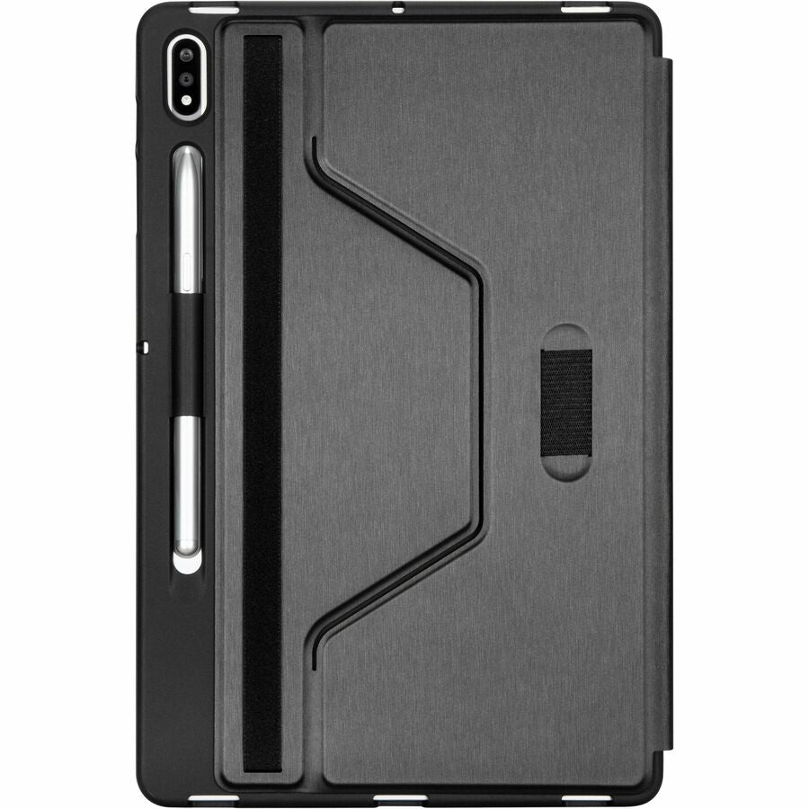 Targus Click-In THZ904GL Carrying Case (Flip) for 12.4" Samsung Galaxy Tab S7+, Galaxy Tab S7+ Lite, Galaxy Tab S7 FE, Galaxy Tab S7 FE 5G, Galaxy Tab S9+, Galaxy Tab S9 FE, Galaxy Tab S8+ Tablet - Black THZ904GL