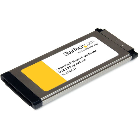 StarTech.com Adaptateur de carte ExpressCard SuperSpeed ​​USB 3.0 à 1 port avec prise en charge UASP - 5 Gbit/s ECUSB3S11