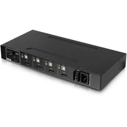 Commutateur KVM DisplayPort à 4 ports IOGEAR avec affichage unique et audio GCS1414TAA4