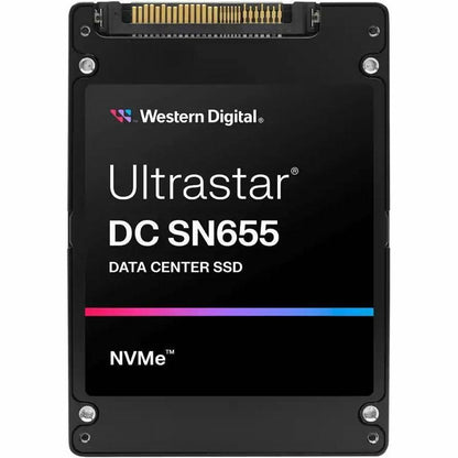 Disque SSD WD Ultrastar DC SN655 WUS5EA138ESP7E1 3,84 To - U.3 15 mm interne - PCI Express NVMe (PCI Express NVMe 4.0) - Lecture intensive 0TS2458