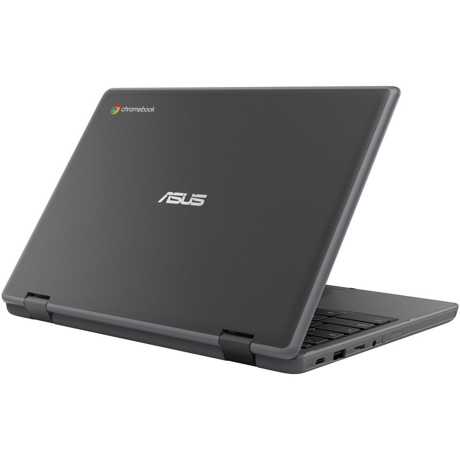 Asus Chromebook Flip CR1 CR1100FKA-Q1864-CB Chromebook convertible 2 en 1 à écran tactile 11,6" - HD - Intel Celeron N4500 - 8 Go - Mémoire flash 64 Go - Gris foncé CR1100FKA-Q1864-CB