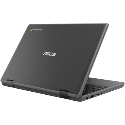 Asus Chromebook Flip CR1 CR1100FKA-Q1864-CB Chromebook convertible 2 en 1 à écran tactile 11,6" - HD - Intel Celeron N4500 - 8 Go - Mémoire flash 64 Go - Gris foncé CR1100FKA-Q1864-CB
