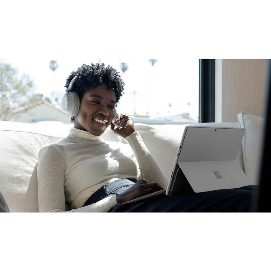 Étui/clavier Microsoft Signature pour tablette Microsoft Surface Pro 8, Surface Pro X 13" - Platinum 8XB-00061