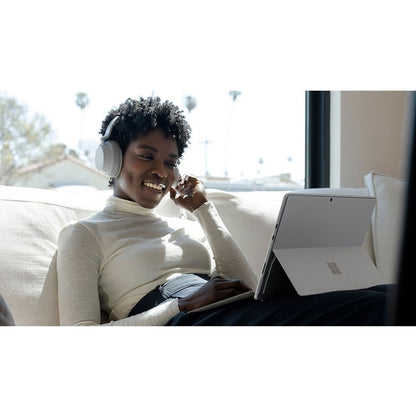 Étui/clavier Microsoft Signature pour tablette Microsoft Surface Pro 8, Surface Pro X 13" - Platinum 8XB-00061