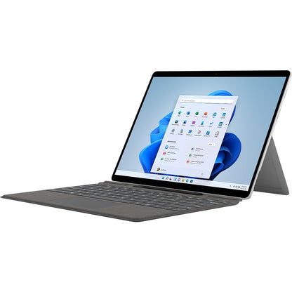 Étui/clavier Microsoft Signature pour tablette Microsoft Surface Pro 8, Surface Pro X 13" - Platinum 8XB-00061