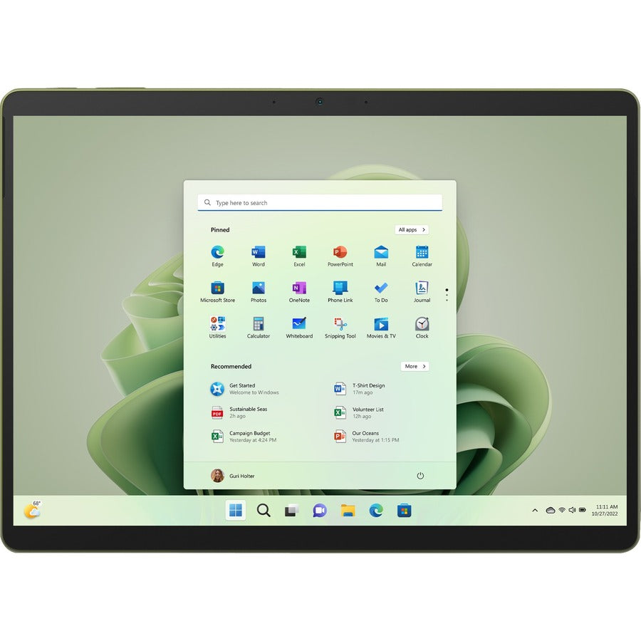 Tablette Microsoft Surface Pro 9 - 13" - 16 Go - SSD 256 Go 64 bits - Forest QIA-00051