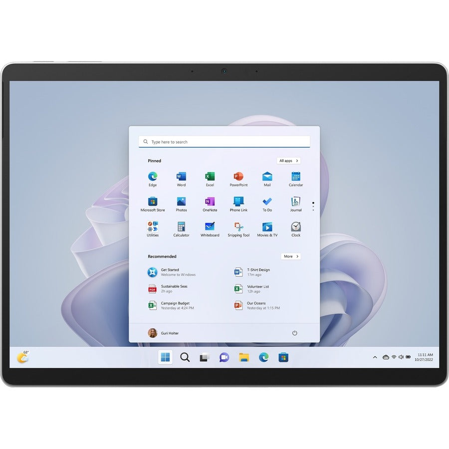 Tablette Microsoft Surface Pro 9 - 13" - 32 Go - SSD 1 To - Windows 10 Pro - Platinum SA1-00001