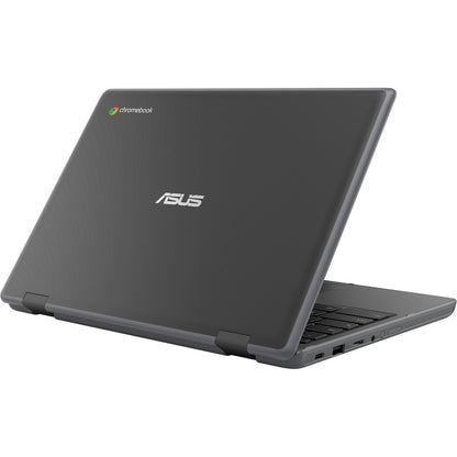 Asus Chromebook Flip CR1 CR1100FKA-Q1RS-CB Chromebook convertible 2 en 1 à écran tactile 11,6" - HD - Intel Celeron N4500 - 4 Go - Mémoire flash 64 Go - Gris foncé CR1100FKA-Q1RS-CB