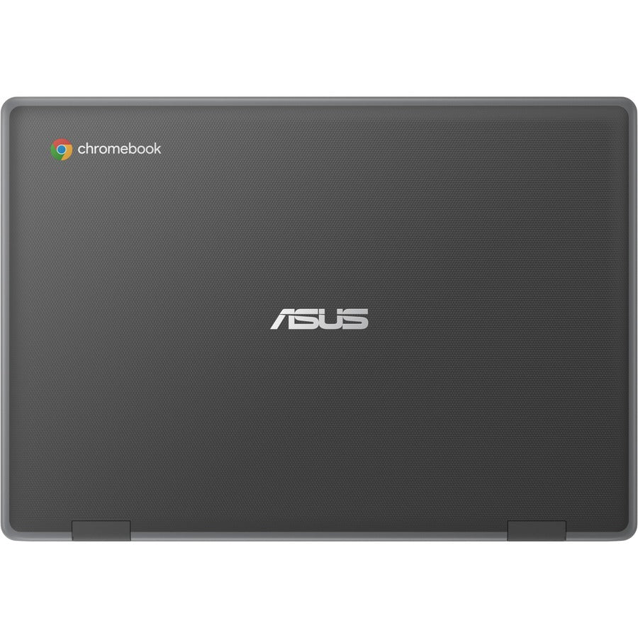 Asus Chromebook Flip CR1 CR1100FKA-Q1RS-CB Chromebook convertible 2 en 1 à écran tactile 11,6" - HD - Intel Celeron N4500 - 4 Go - Mémoire flash 64 Go - Gris foncé CR1100FKA-Q1RS-CB