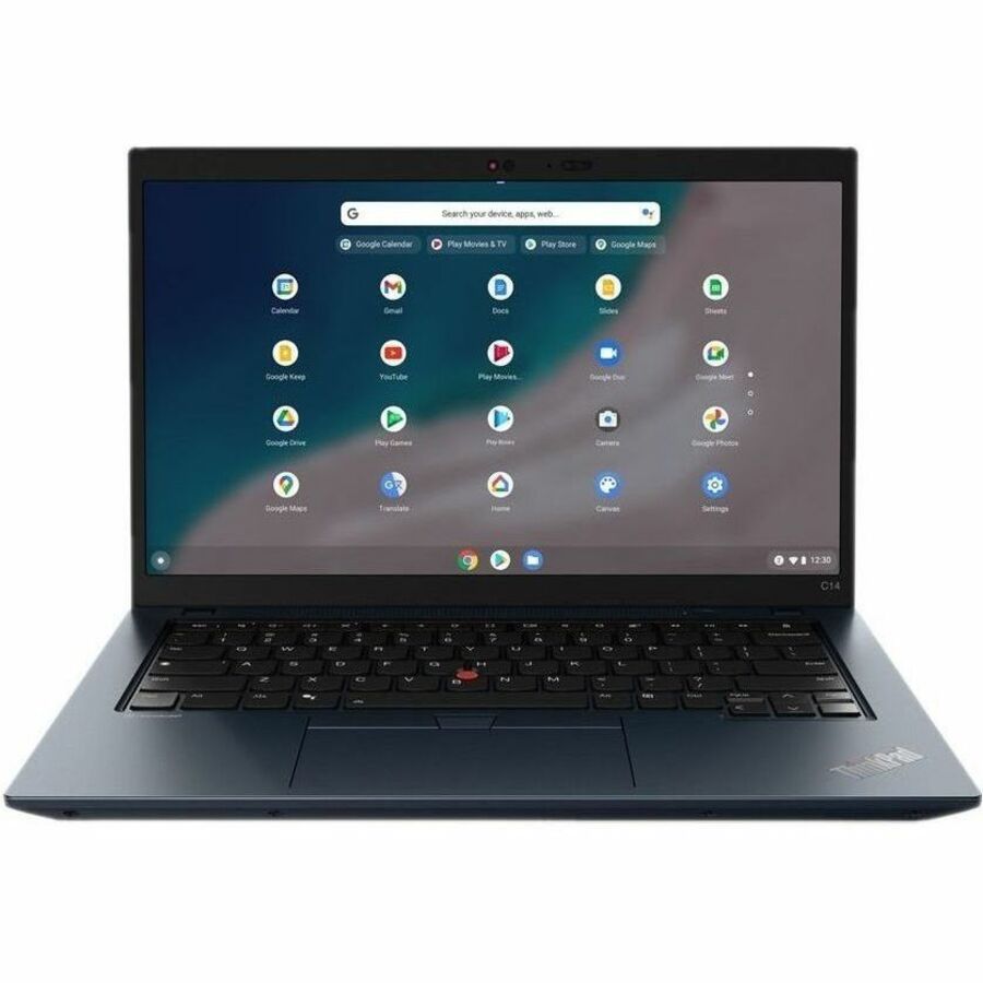 Lenovo ThinkPad C14 Gen 1 21C9000WUS Chromebook 14" à écran tactile - Full HD - Intel Core i7 12e génération i7-1265U - Technologie vPro - 16 Go - SSD 256 Go - Clavier anglais - Bleu abysse 21C9000WUS