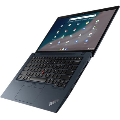 Lenovo ThinkPad C14 Gen 1 21C9000WUS Chromebook 14" à écran tactile - Full HD - Intel Core i7 12e génération i7-1265U - Technologie vPro - 16 Go - SSD 256 Go - Clavier anglais - Bleu abysse 21C9000WUS