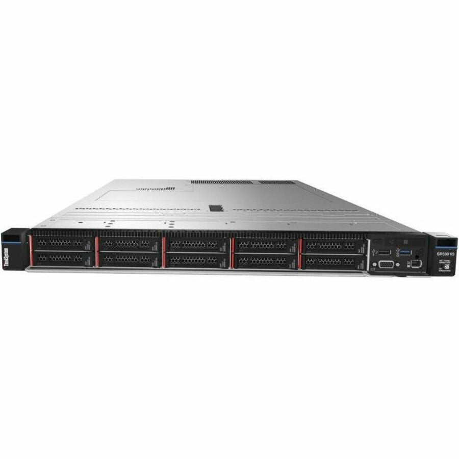 Lenovo ThinkSystem SR630 V3 7D73A05QNA 1U Rack Server - 1 x Intel Xeon Silver 4514Y 2 GHz - 32 GB RAM - 12Gb/s SAS Controller 7D73A05QNA
