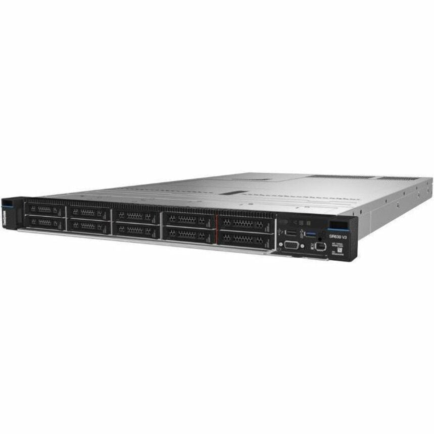 Lenovo ThinkSystem SR630 V3 7D73A05QNA 1U Rack Server - 1 x Intel Xeon Silver 4514Y 2 GHz - 32 GB RAM - 12Gb/s SAS Controller 7D73A05QNA