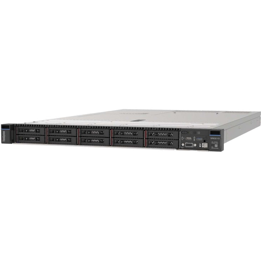 Lenovo ThinkSystem SR630 V3 7D73A05LNA 1U Rack Server - 1 x Intel Xeon Silver 4509Y 2.60 GHz - 32 GB RAM - Serial ATA/600 Controller 7D73A05LNA