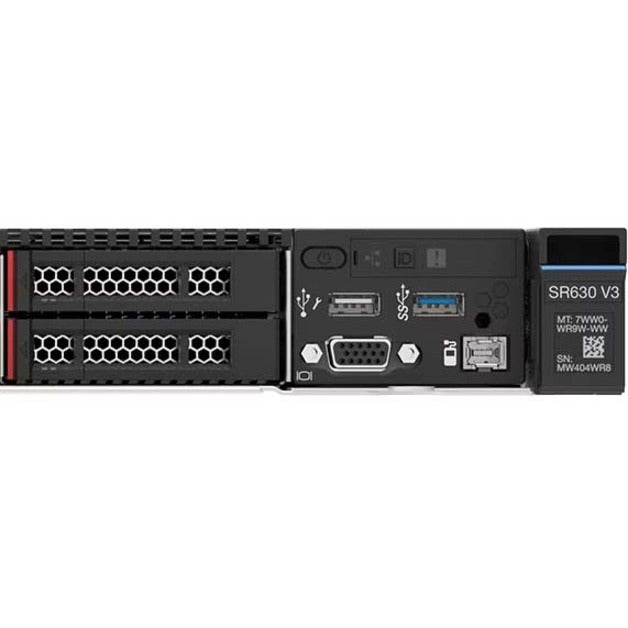 Lenovo ThinkSystem SR630 V3 7D73A05LNA 1U Rack Server - 1 x Intel Xeon Silver 4509Y 2.60 GHz - 32 GB RAM - Serial ATA/600 Controller 7D73A05LNA