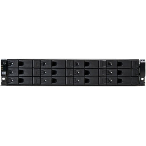 Système de stockage SAN Seagate Exos 2U12 - comprend 192 To, 12 disques durs Exos 3,5" de 16 To (HDD) 7,2 K tr/min, 4 contrôleurs doubles 10 GbE SFP 3005, connectivité iSCSI, 1 m de profondeur, reconstruction ADAPT 1104658-01