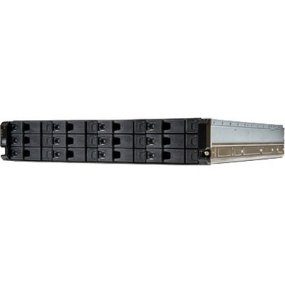 Système de stockage SAN Seagate Exos 2U12 - comprend 192 To, 12 disques durs Exos 3,5" de 16 To (HDD) 7,2 K tr/min, 4 contrôleurs doubles 10 GbE SFP 3005, connectivité iSCSI, 1 m de profondeur, reconstruction ADAPT 1104658-01