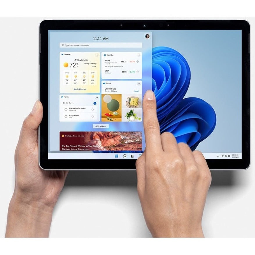 Tablette Microsoft Surface Go 3 - 10,5" - 4 Go - SSD 64 Go - Windows 10 Pro Education - Platinum 8V7-00018