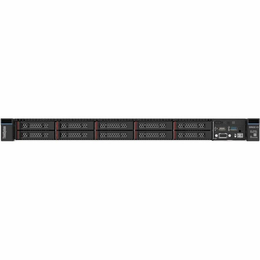 Lenovo ThinkSystem SR630 V3 7D73A05MNA 1U Rack Server - 1 x Intel Xeon Silver 4510 2.40 GHz - 32 GB RAM - Serial ATA/600 Controller 7D73A05MNA