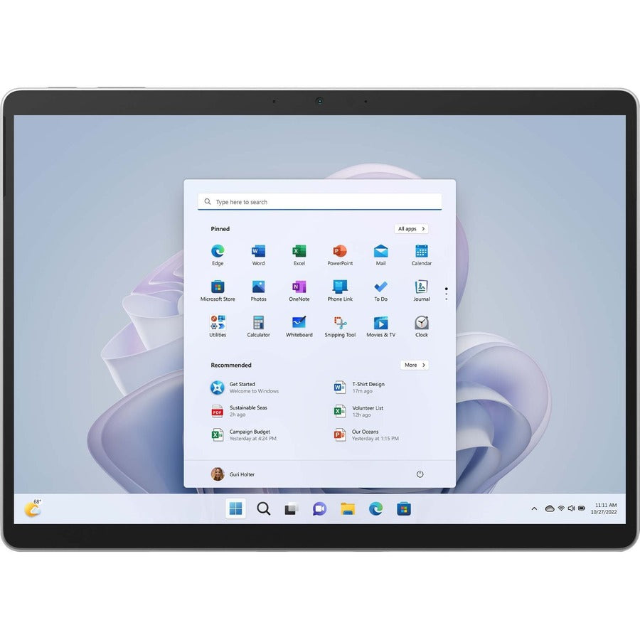 Tablette Microsoft Surface Pro 9 - 13" - 16 Go - 1 To SSD - Windows 11 Pro - Platinum QKV-00001