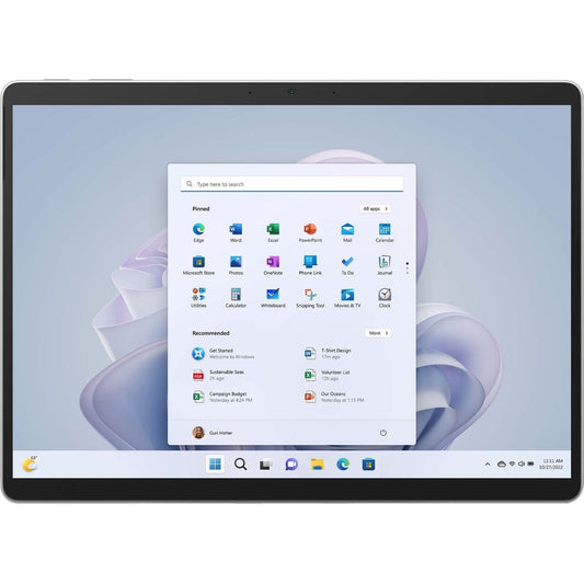 Tablette Microsoft Surface Pro 9 - 13" - 16 Go - 1 To SSD - Windows 11 Pro - Platinum QKV-00001