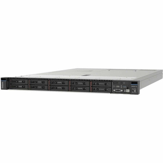 Lenovo ThinkSystem SR630 V3 7D73A05KNA 1U Rack Server - 1 x Intel Xeon Silver 4509Y 2.60 GHz - 32 GB RAM - Serial ATA/600 Controller 7D73A05KNA