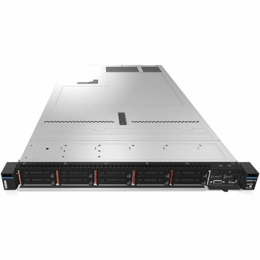 Lenovo ThinkSystem SR630 V3 7D73A05KNA 1U Rack Server - 1 x Intel Xeon Silver 4509Y 2.60 GHz - 32 GB RAM - Serial ATA/600 Controller 7D73A05KNA